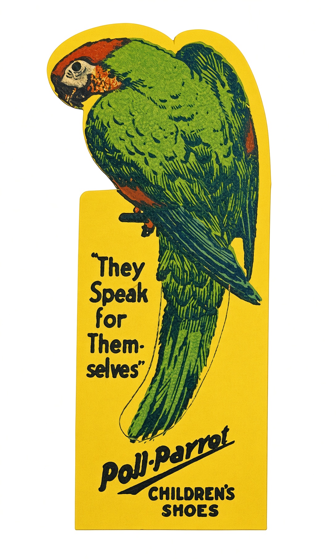 Poll-Parrot figurative mark: The slogan hanger